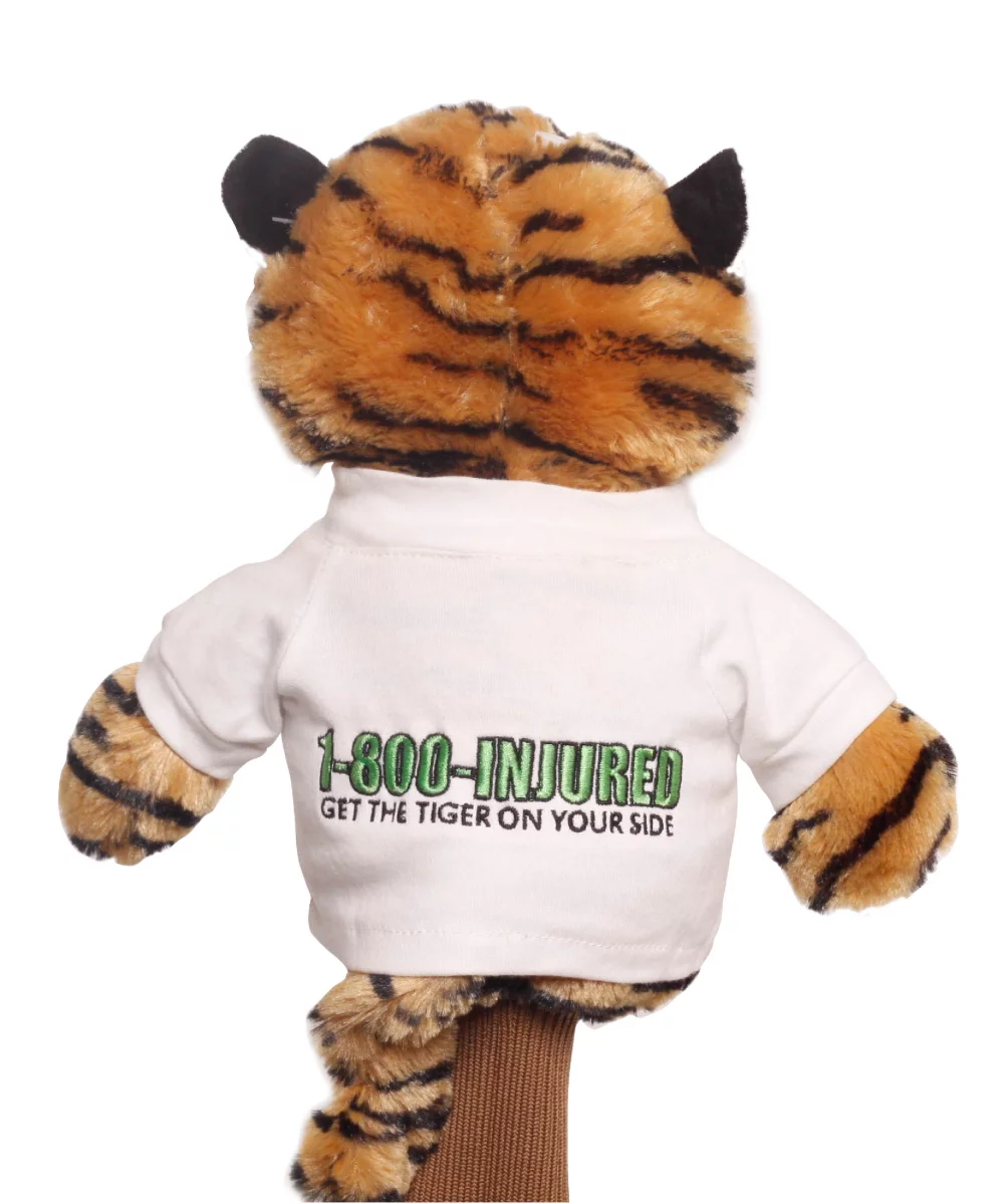 Cuddle Pals Head Cover "Tiger in the Woods" w/Golf Shirt