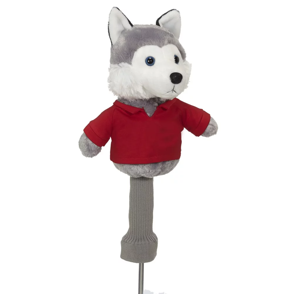 Cuddle Pals Head Cover "Hacker Husky" w/Golf Shirt