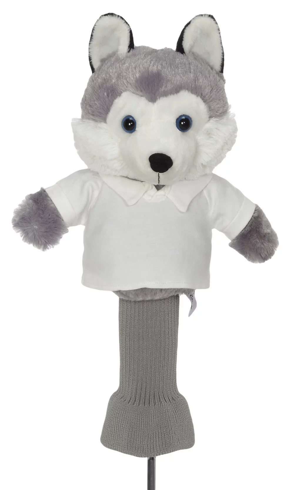Cuddle Pals Head Cover "Hacker Husky" w/Golf Shirt