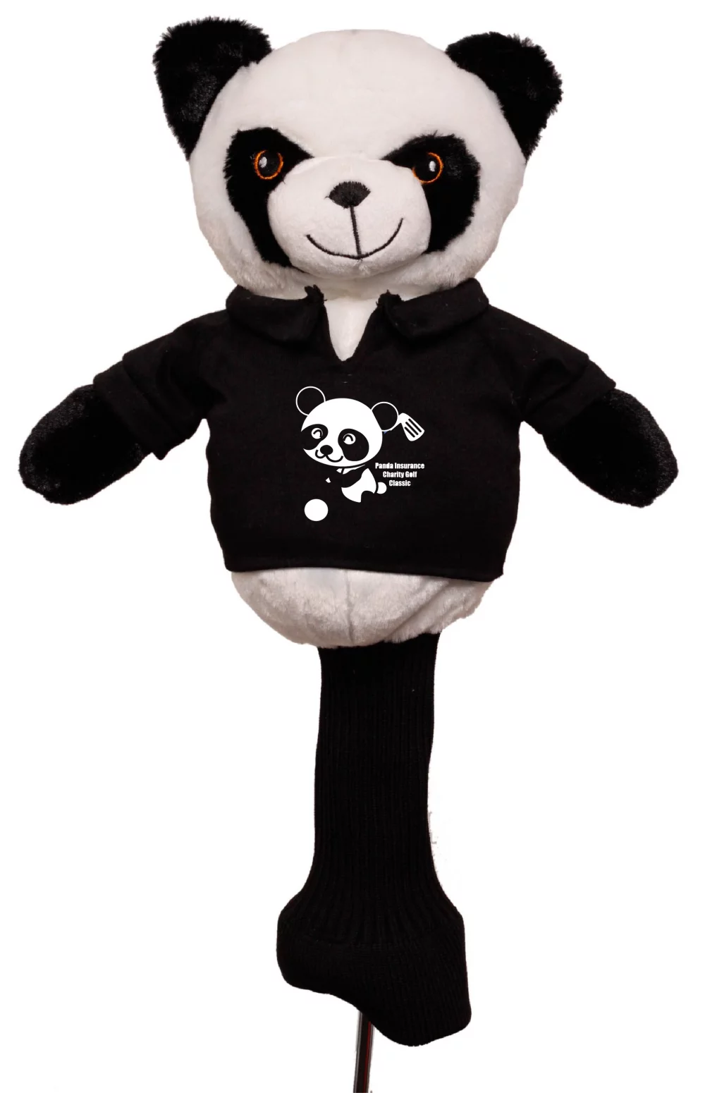 Couverture de tête Cuddle Pals "Putt Putt the Panda" avec chemise de golf