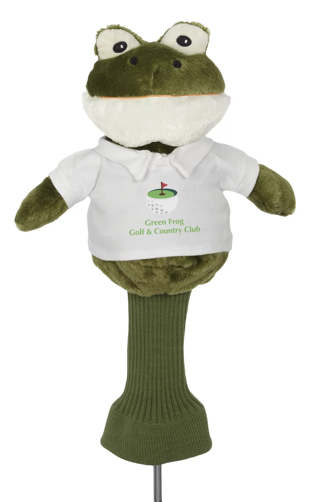 Cuddle Pals Head Cover "Fairway the Frog" w/Golf Shirt