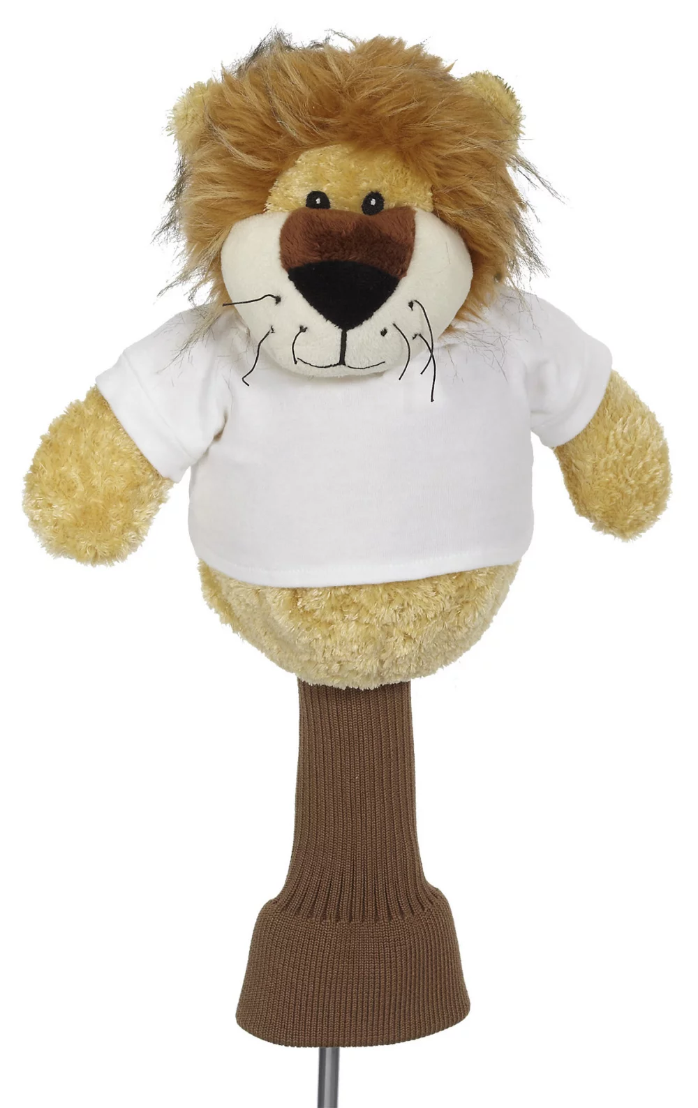 Couverture de tête Cuddle Pals "Lofty the Lion" avec chemise de golf