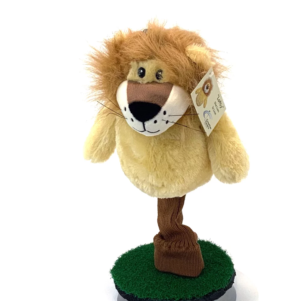 Couverture de tête Cuddle Pals "Lofty the Lion" avec chemise de golf