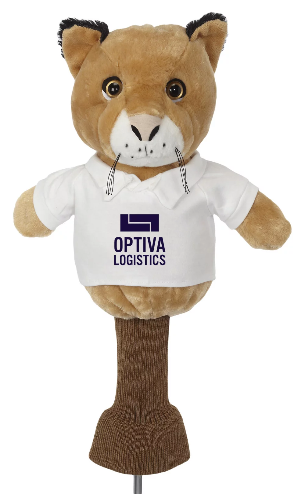 Cuddle Pals Head Cover "Chip the Cougar" w/Golf Shirt