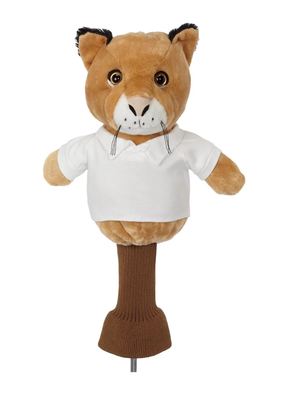 Cuddle Pals Head Cover "Chip the Cougar" w/Golf Shirt