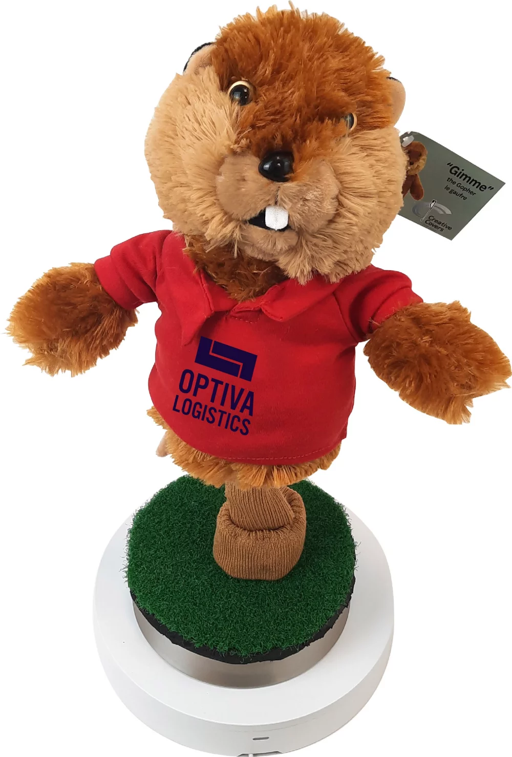 Cuddle Pals Head Cover "Gimme the Gopher" w/Golf Shirt