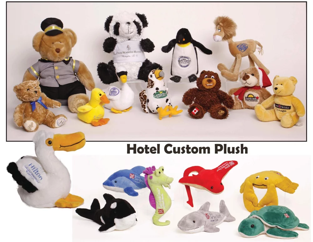 Jouets en peluche personnalisés