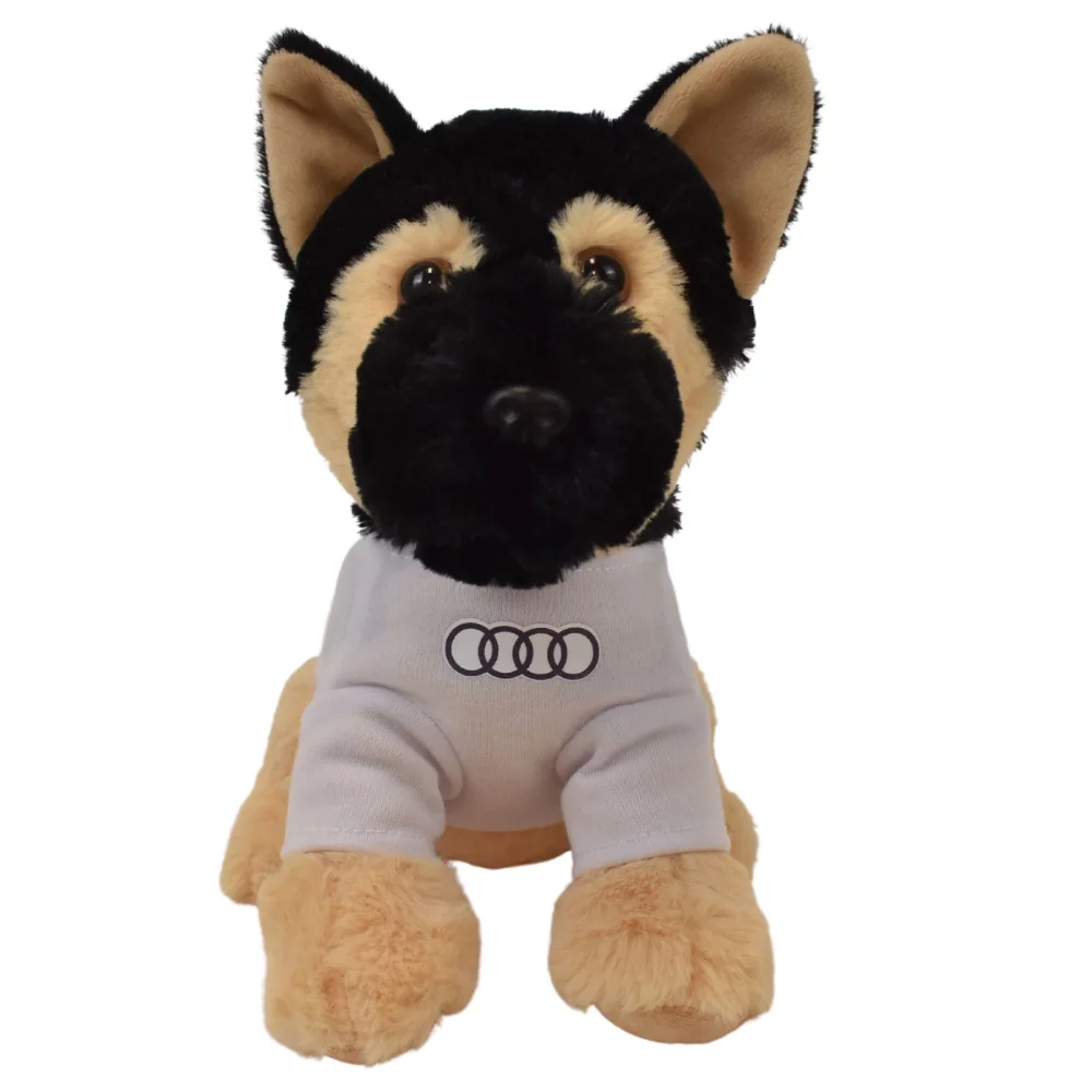 Collection de chiens en peluche berger allemand de 8 pouces de haut.