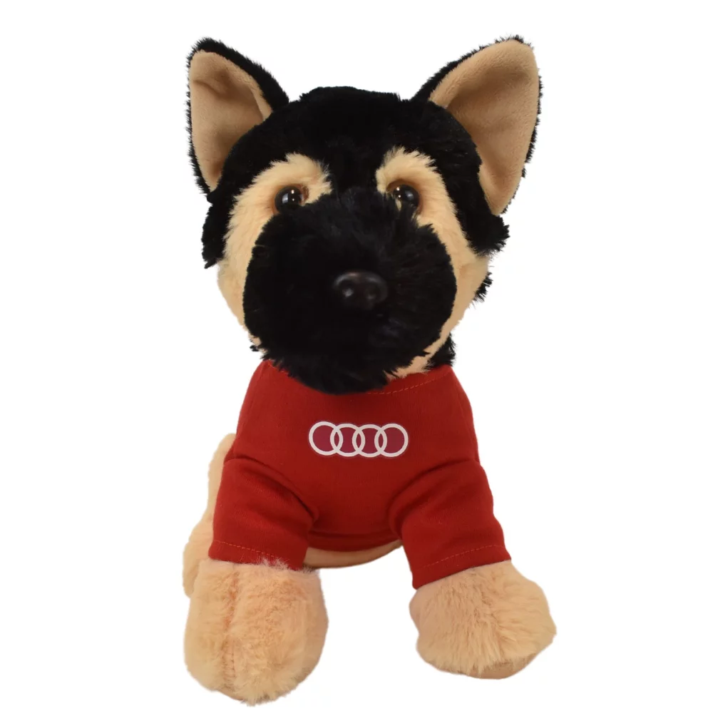 Collection de chiens en peluche berger allemand de 8 pouces de haut.