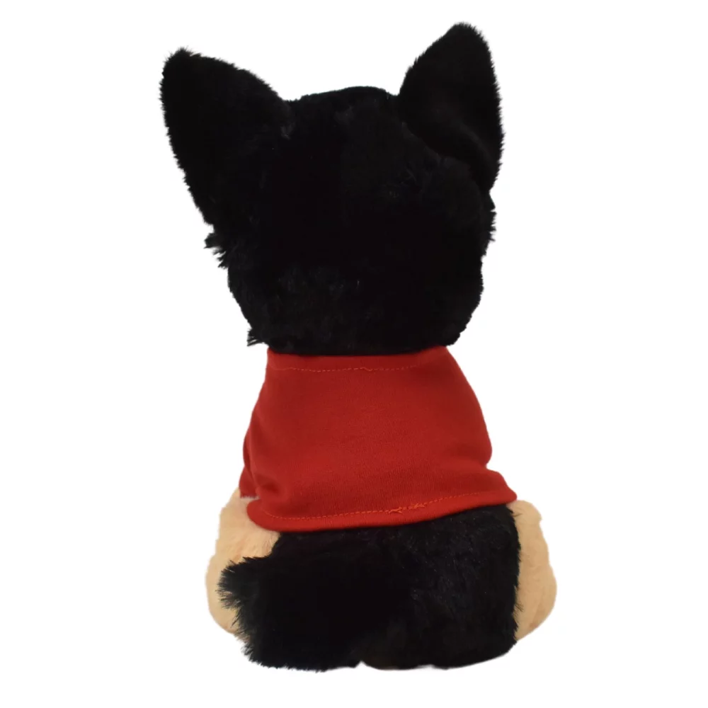 Collection de chiens en peluche berger allemand de 8 pouces de haut.