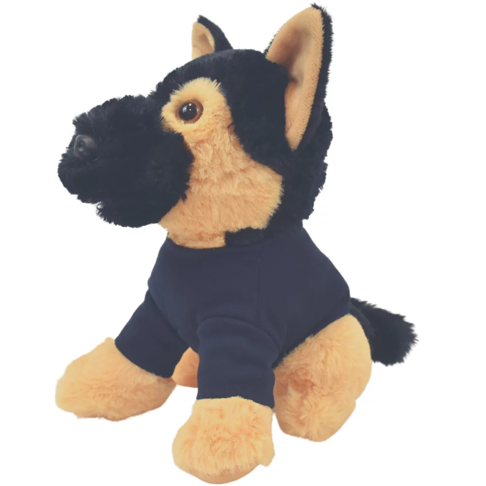 Collection de chiens en peluche berger allemand de 8 pouces de haut.