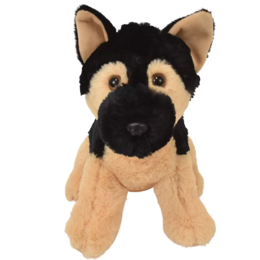 Collection de chiens en peluche berger allemand de 8 pouces de haut.