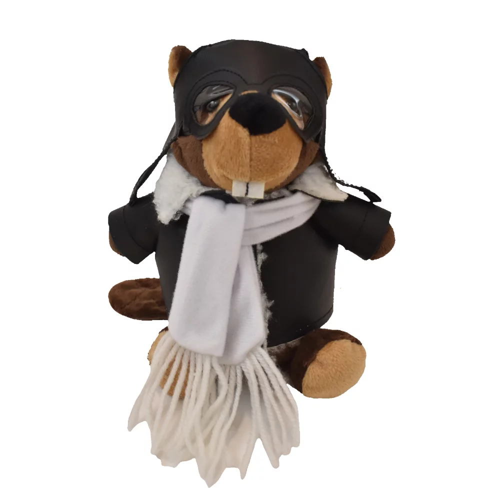 Castor Bizzie Mini Me de 6" avec tenue de pilote