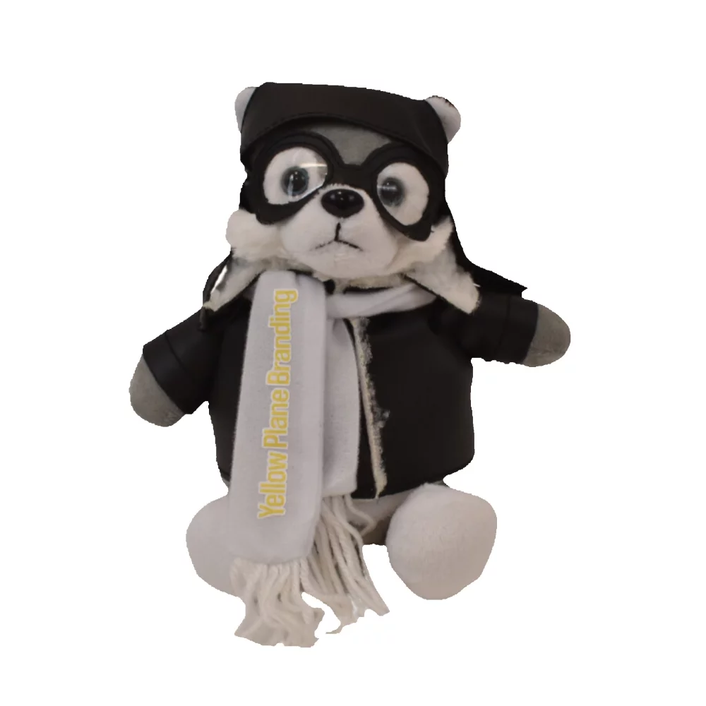 Mini Me Harlow Husky de 6" avec tenue de pilote