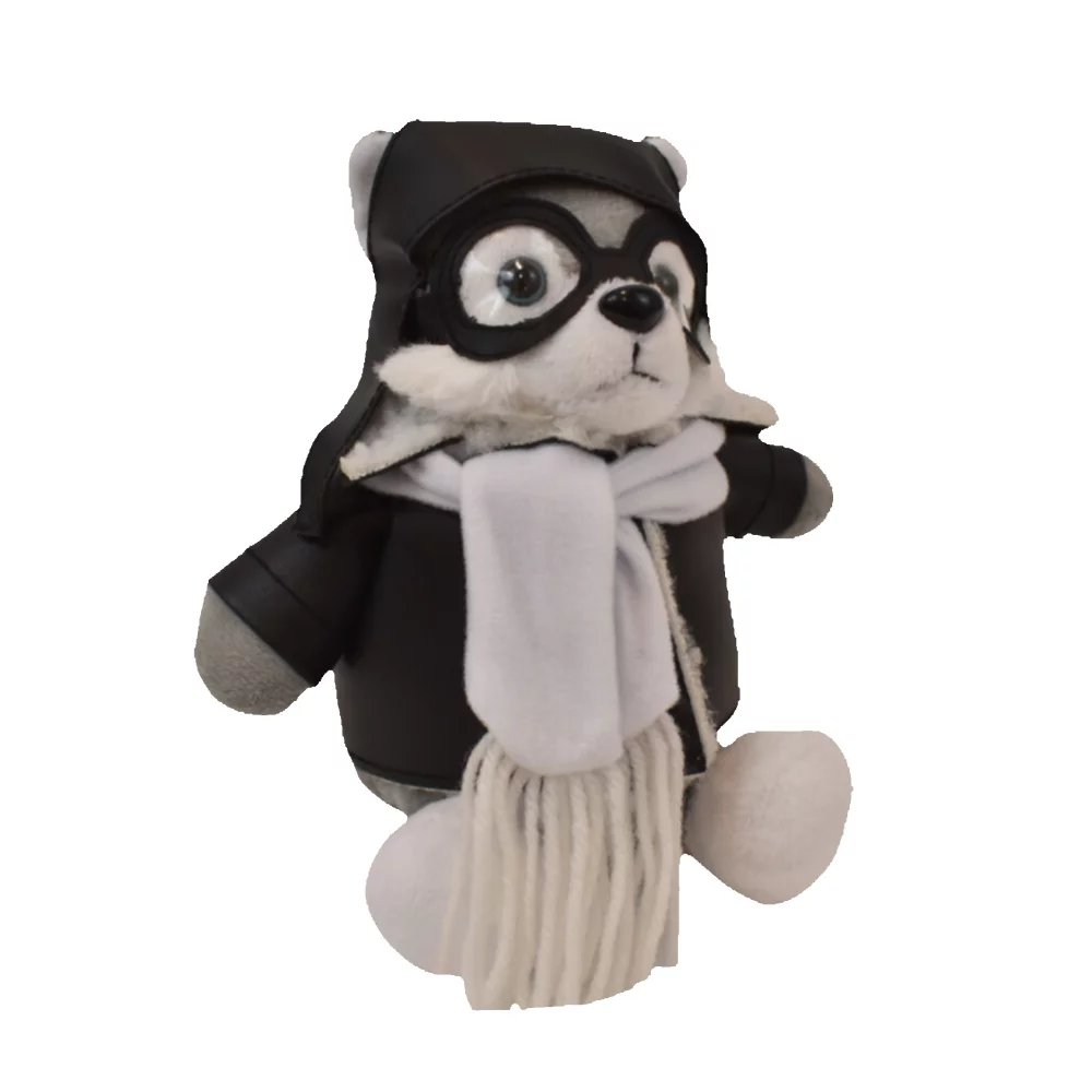 6" Mini Me Harlow Husky w/Pilot's Outfit