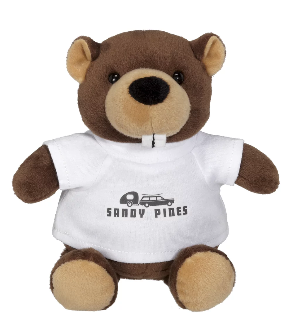 Castor Mini Me Bizzie de 6 po avec t-shirt