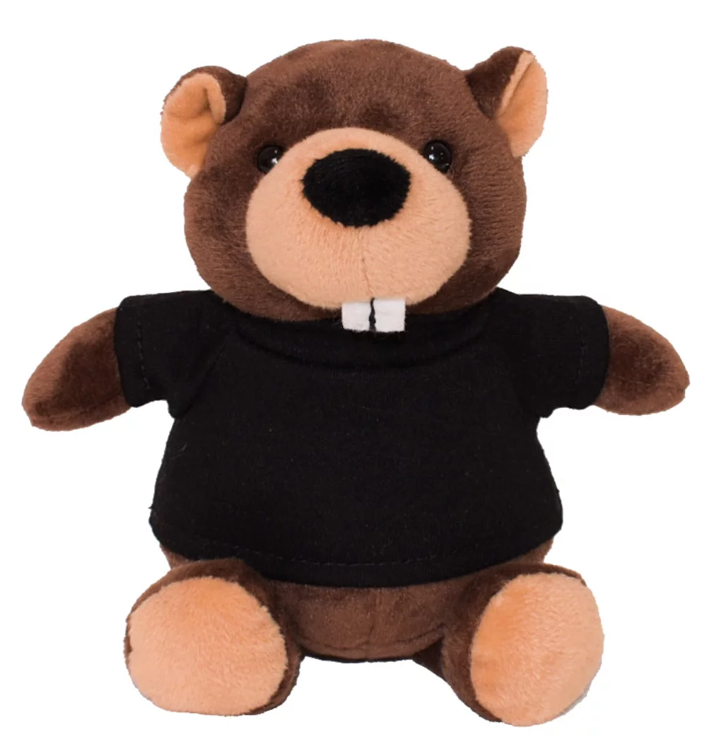 6" Mini Me Bizzie Beaver w/T-Shirt