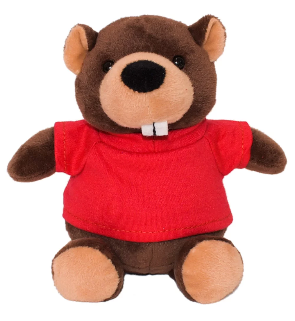 6" Mini Me Bizzie Beaver w/T-Shirt