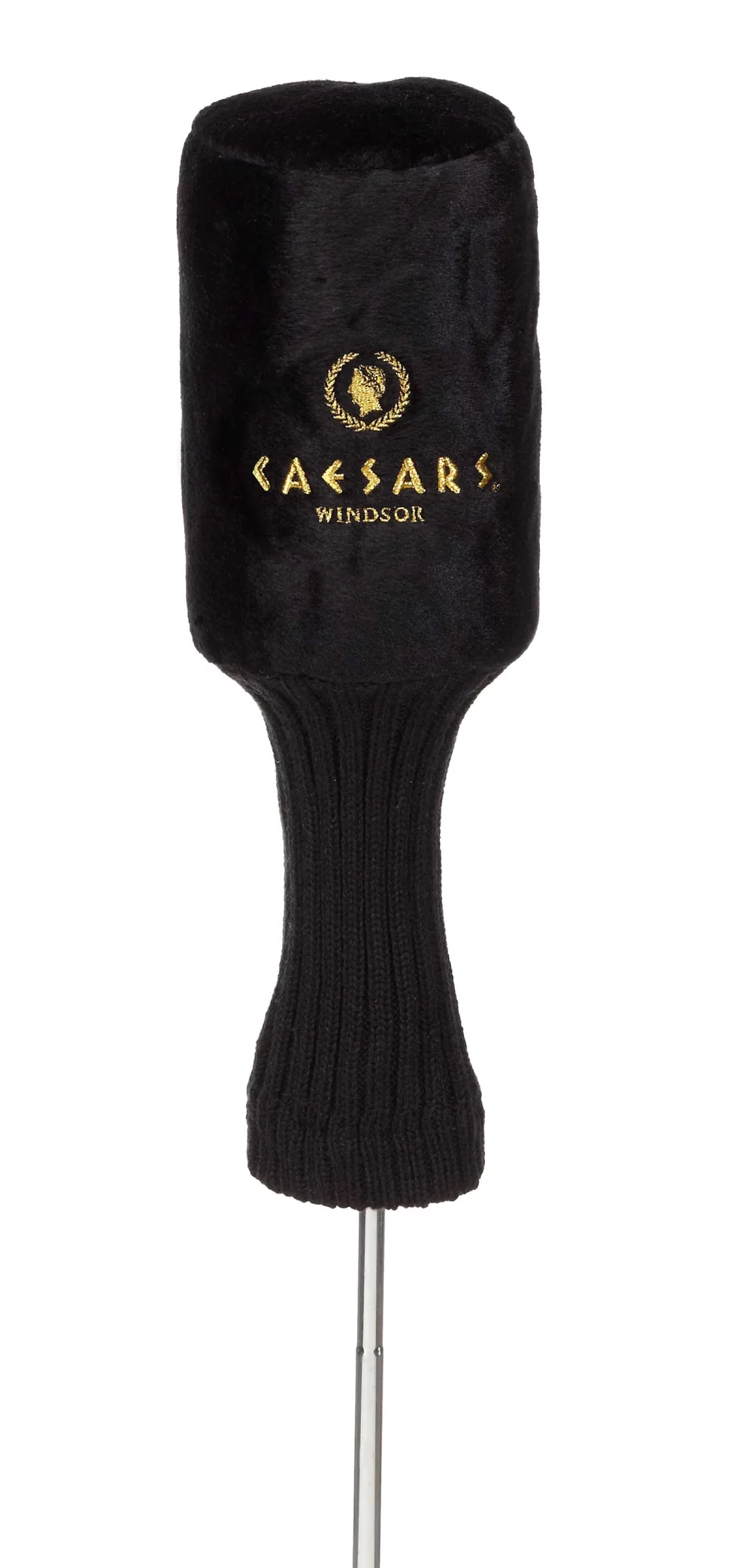 Plush Black Golf Head Cover