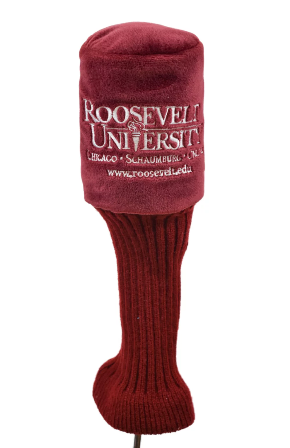 Plush Maroon Golf Head Cover
