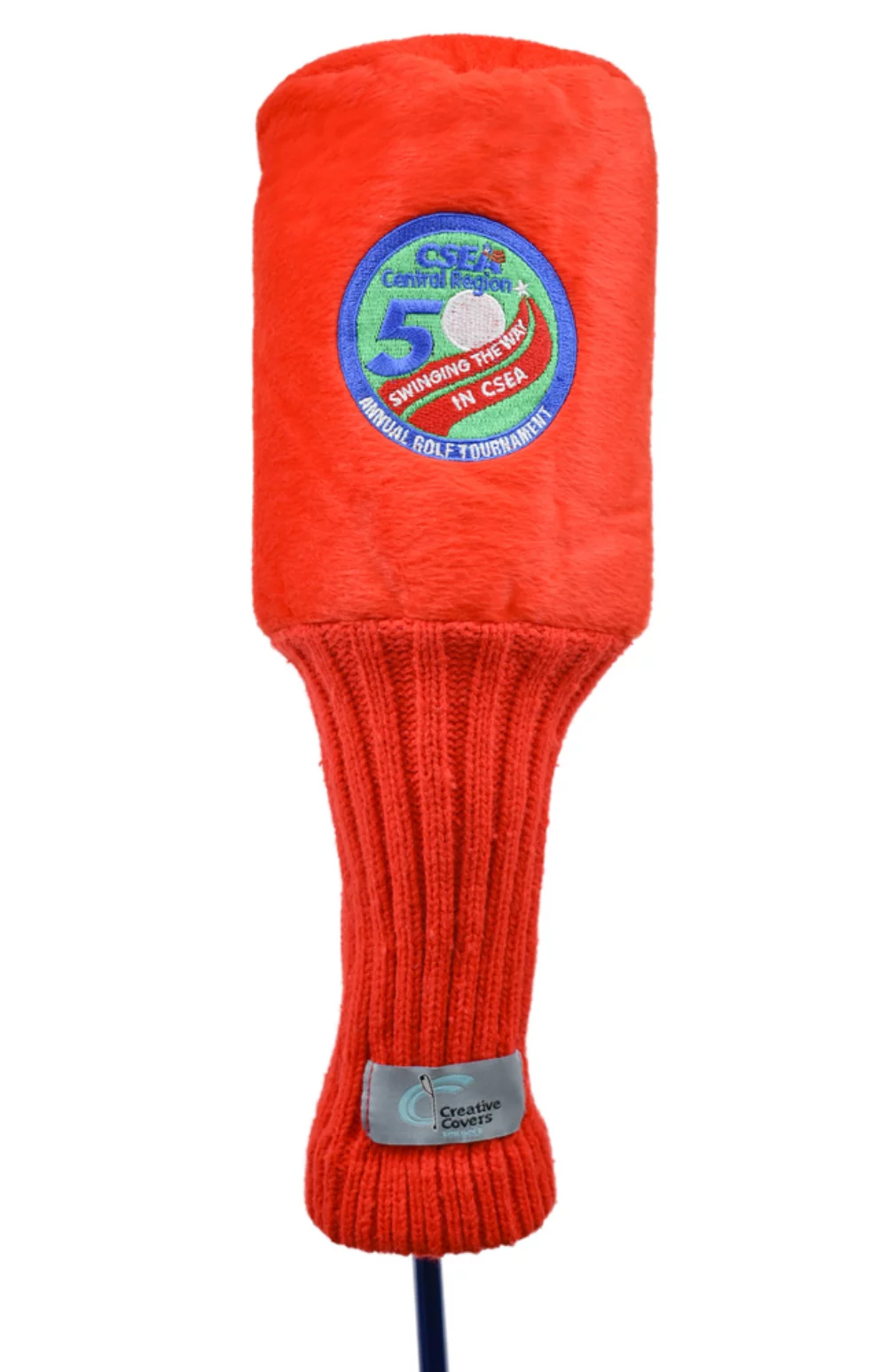 Plush Red Golf Head Cover