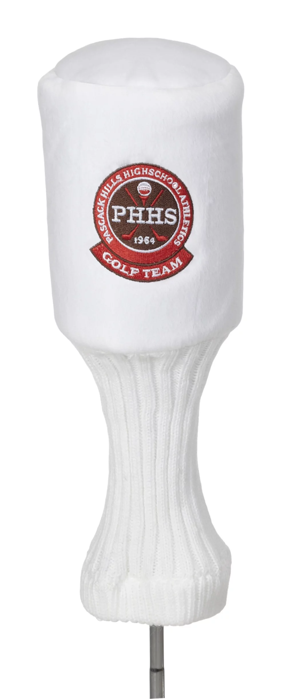 Plush White Golf Head Cover