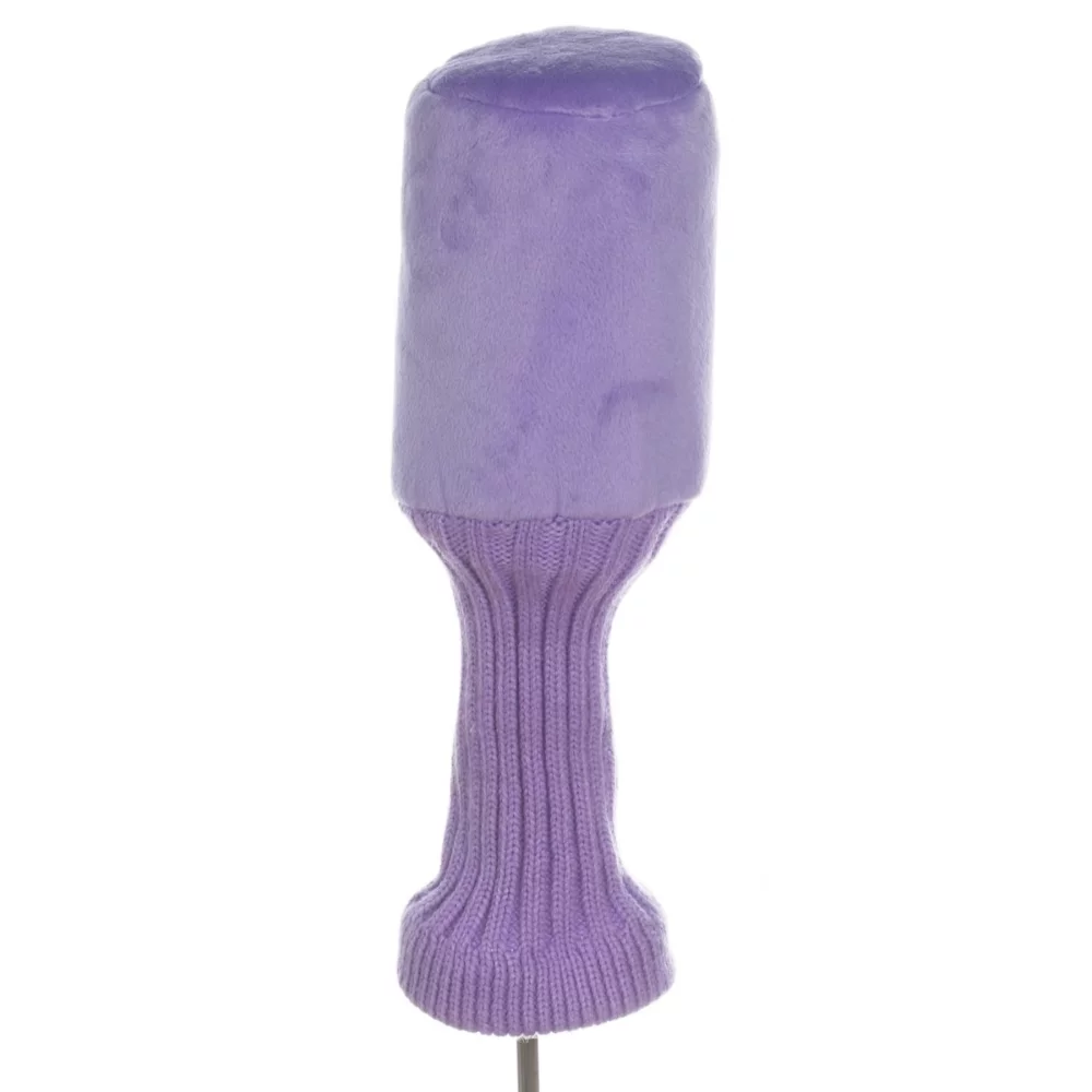 Plush Purple Golf Head Cover