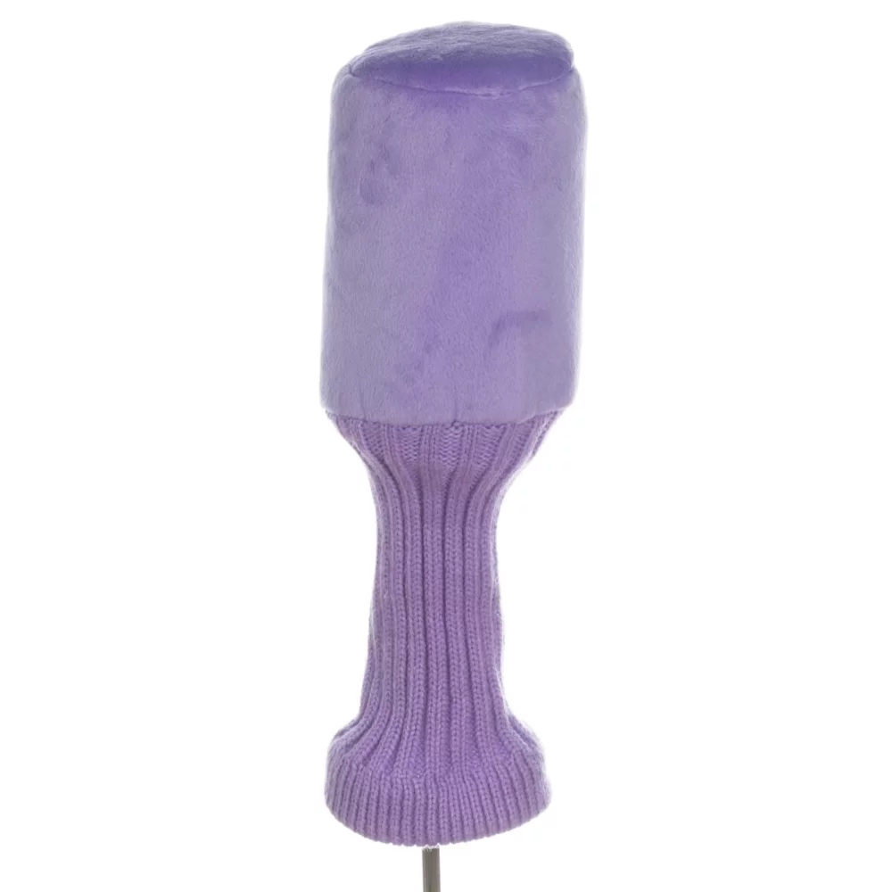 Plush Purple Golf Head Cover