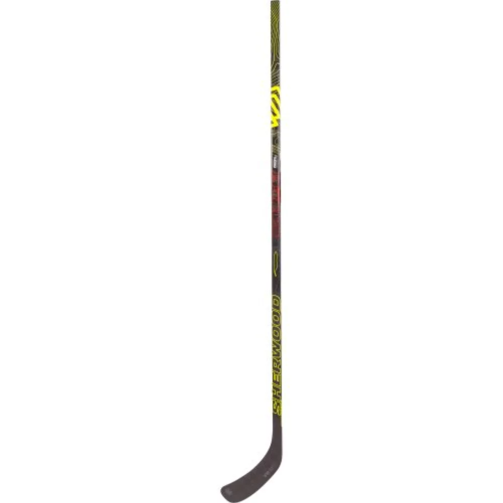 Rekker Legend Pro Senior Hockey Stick - Black/Yellow, PP28, 85, Left Hand
