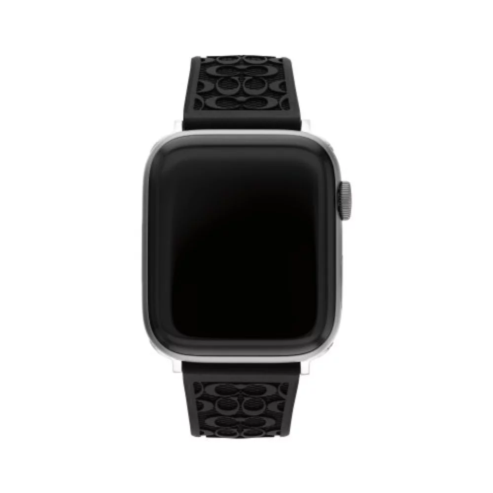 Bracelet pour Apple Watch® de 42mm, 44mm et 45mm - Noir, acier inoxydable