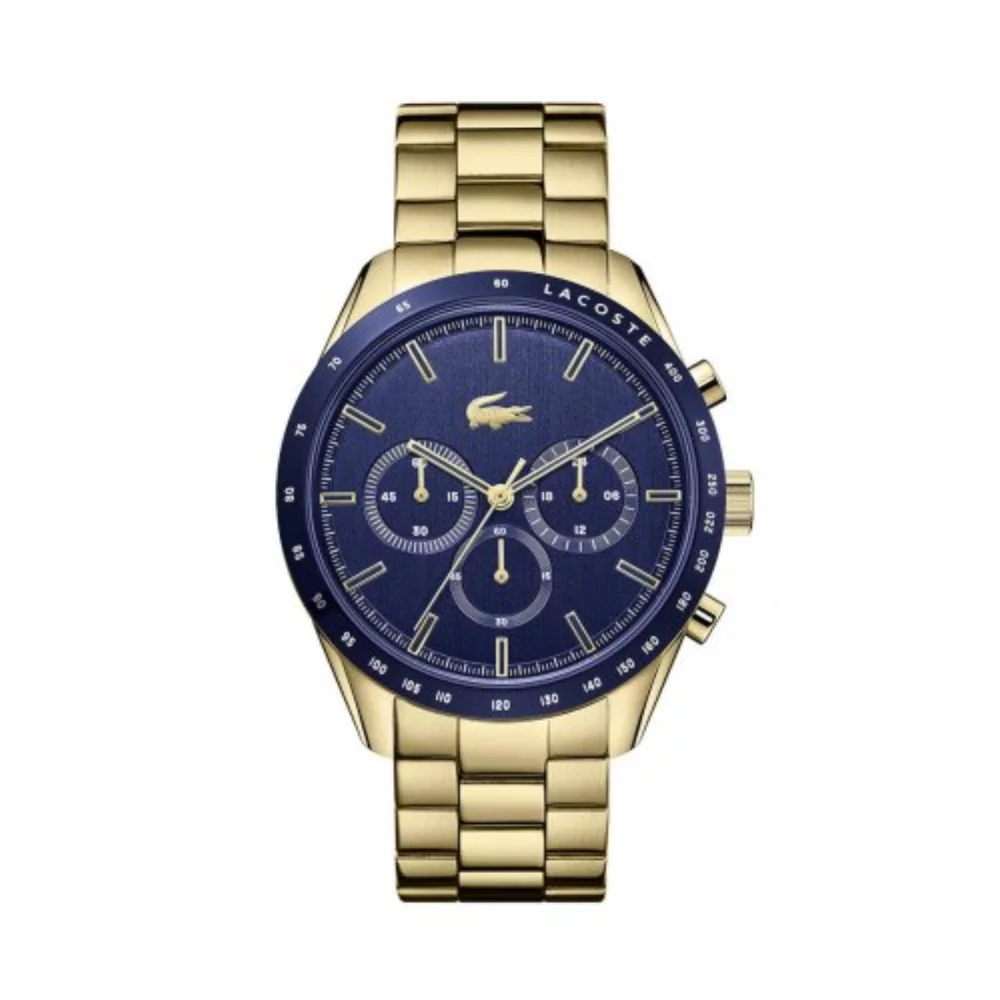 Boston Gents Watch - Gold/Blue