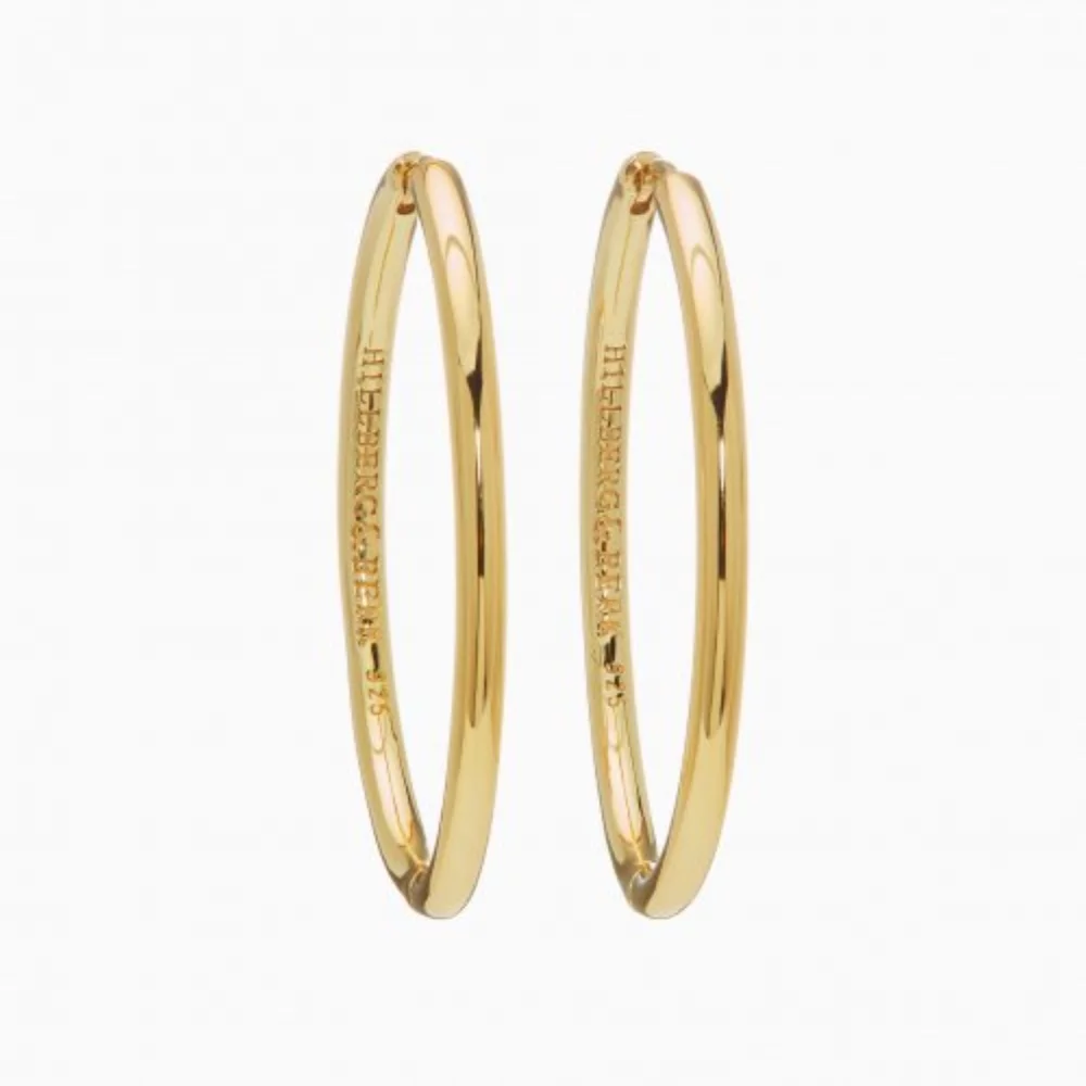 Hoop Earrings - Large - Gold