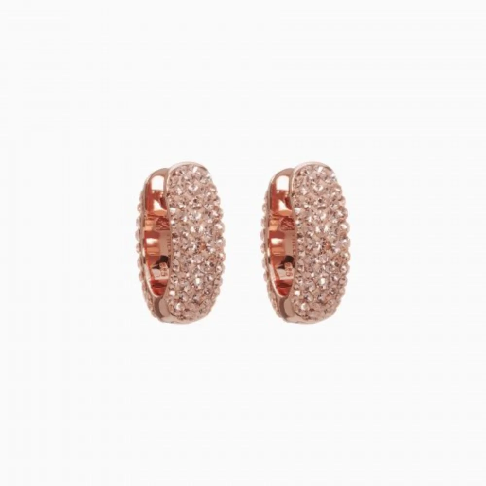 Petite boucle d'oreille Sparkle - Or rose