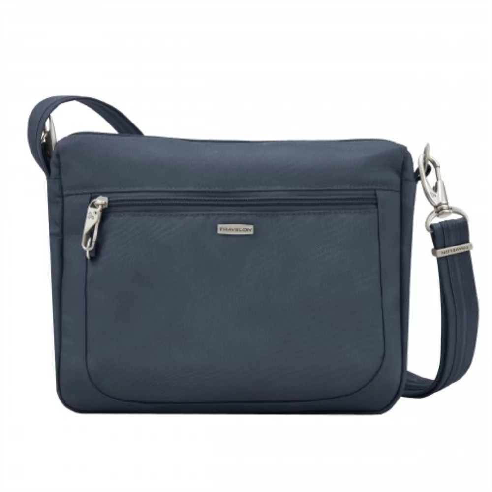 Anti-Theft Classic Small E/W Crossbody - Midnight