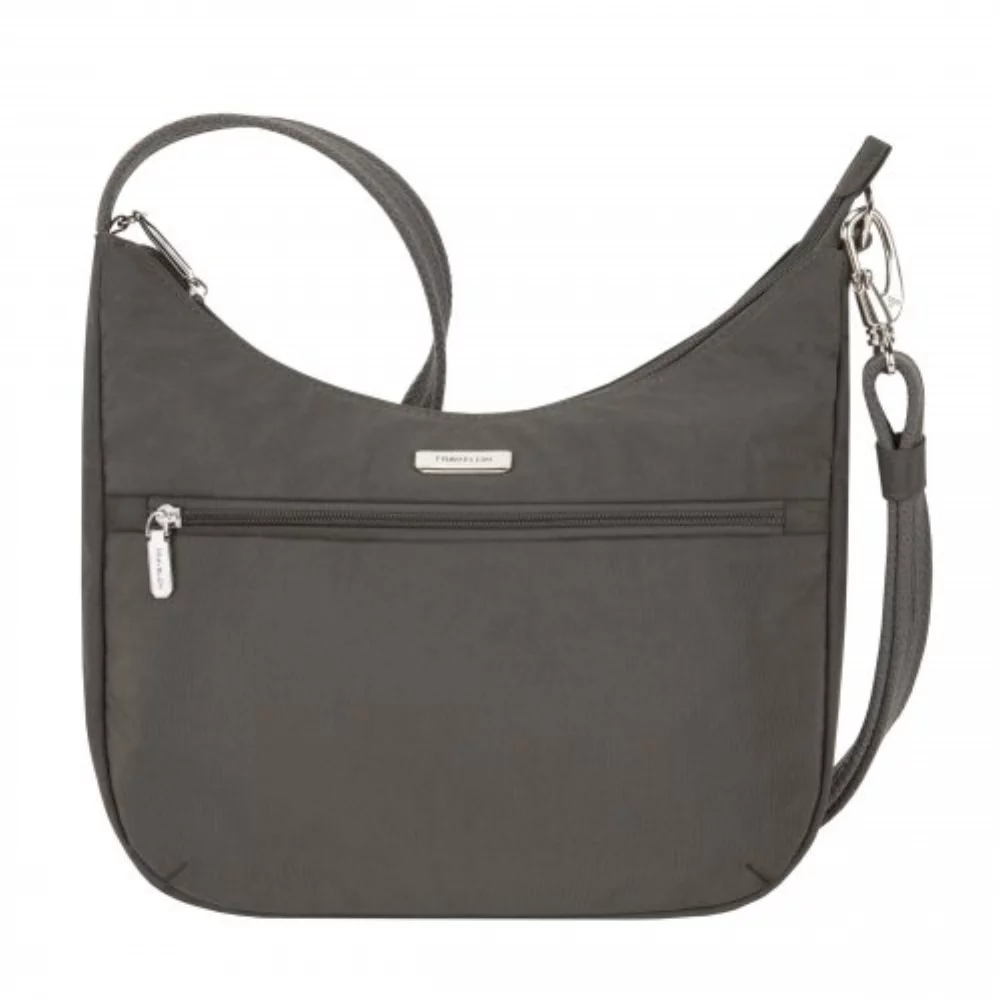 Anti-Theft Essentials East/West Small Hobo - Smoke