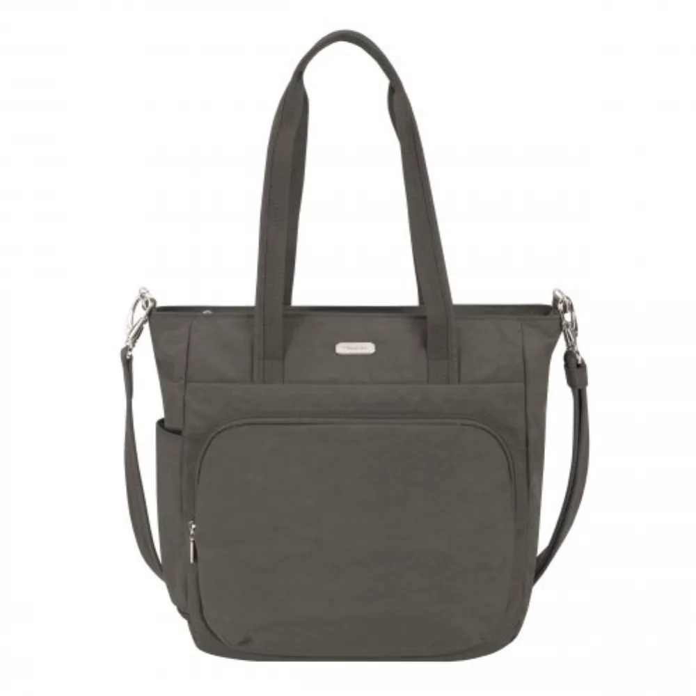 Anti-Theft Essentials Convertible Backpack/Tote - Smoke