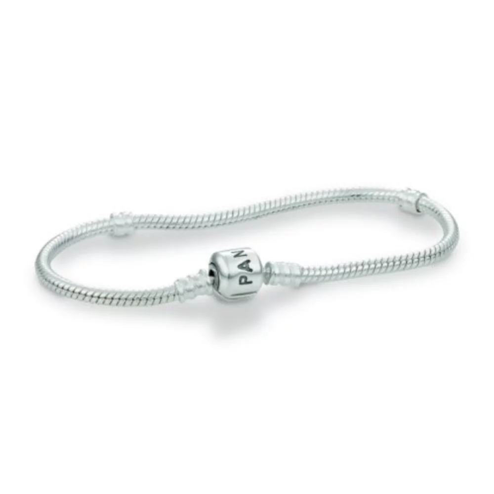 Silver Bracelet - Silver, 19cm/7.5in