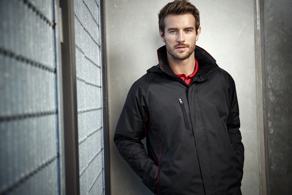 Veste unisexe doublée en micropolaire.