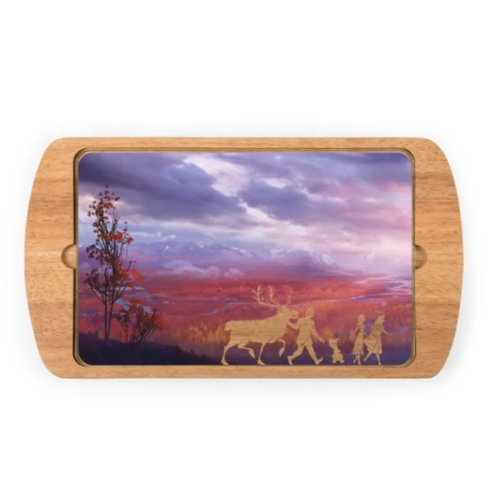 Disney's Frozen - Billboard Glass Top Serving Tray - Parawood