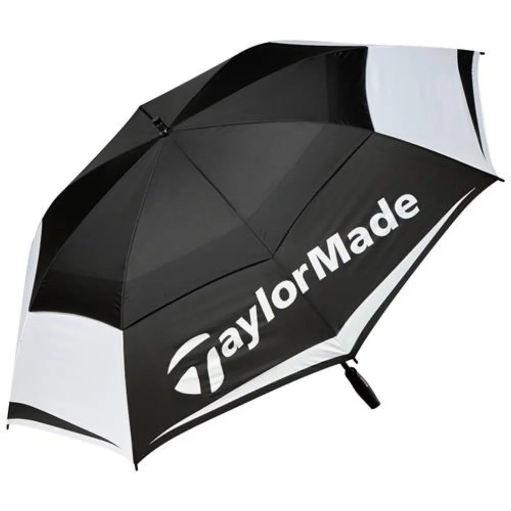 Tour Double Canopy Umbrella 64 inch - Black/White