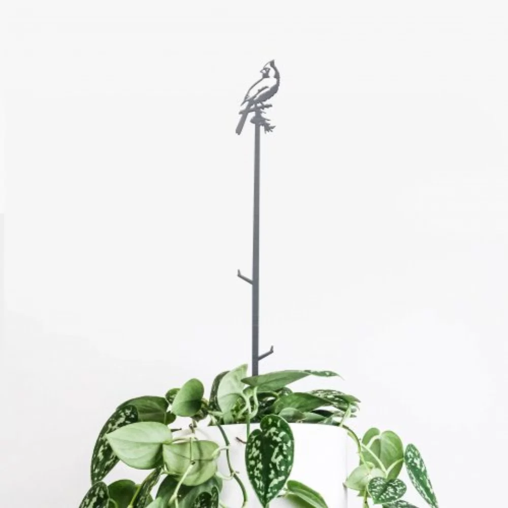 Cardinal Plant Stake - 40 inch - Rust