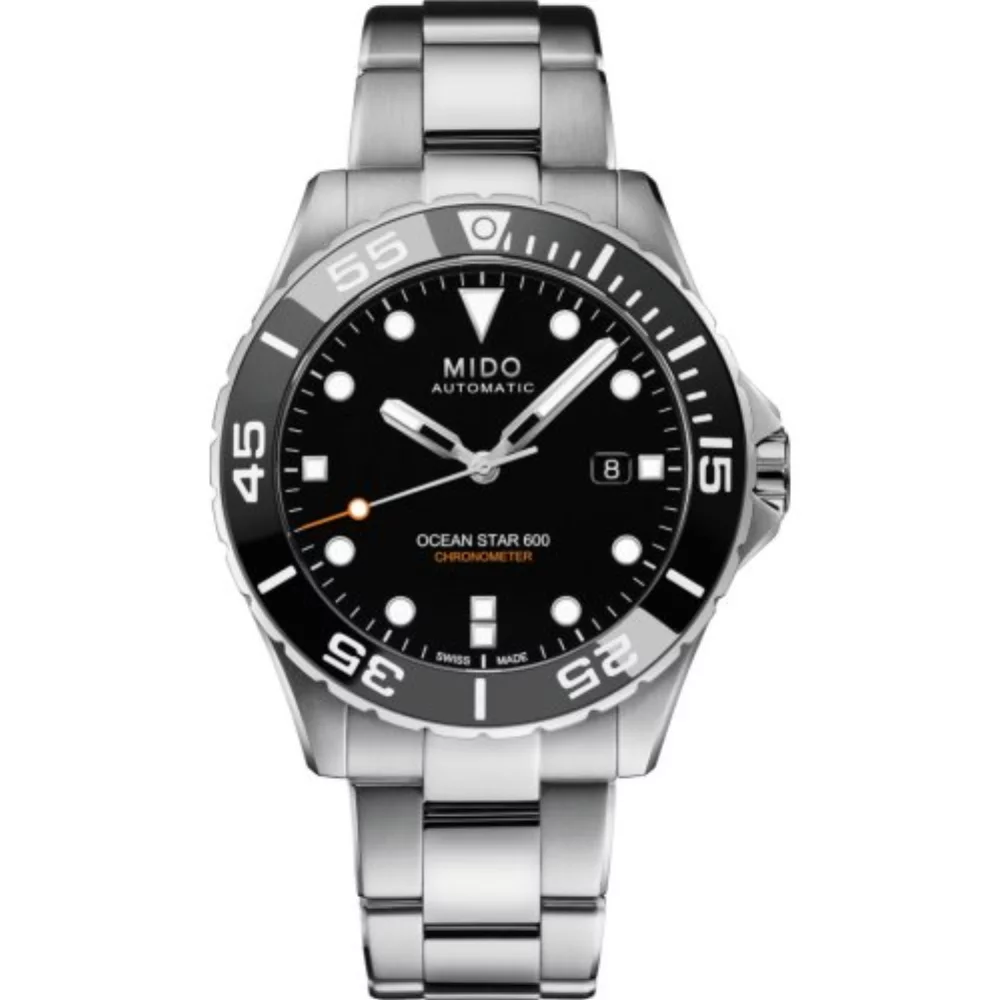 Ocean Star Diver 600 Chronomètre - Noir, Montre automatique pour hommes