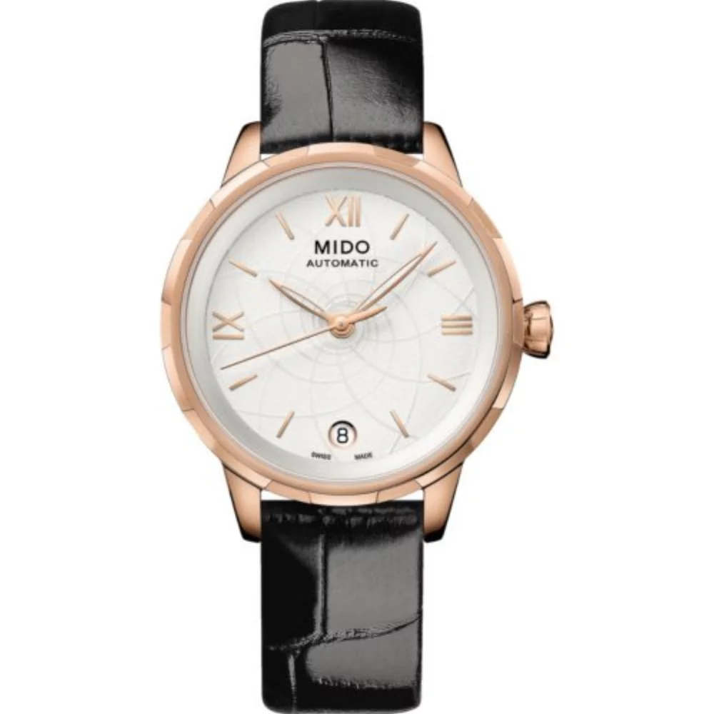 Rainflower - Blanc/Or Rose, Montre Automatique pour Dames