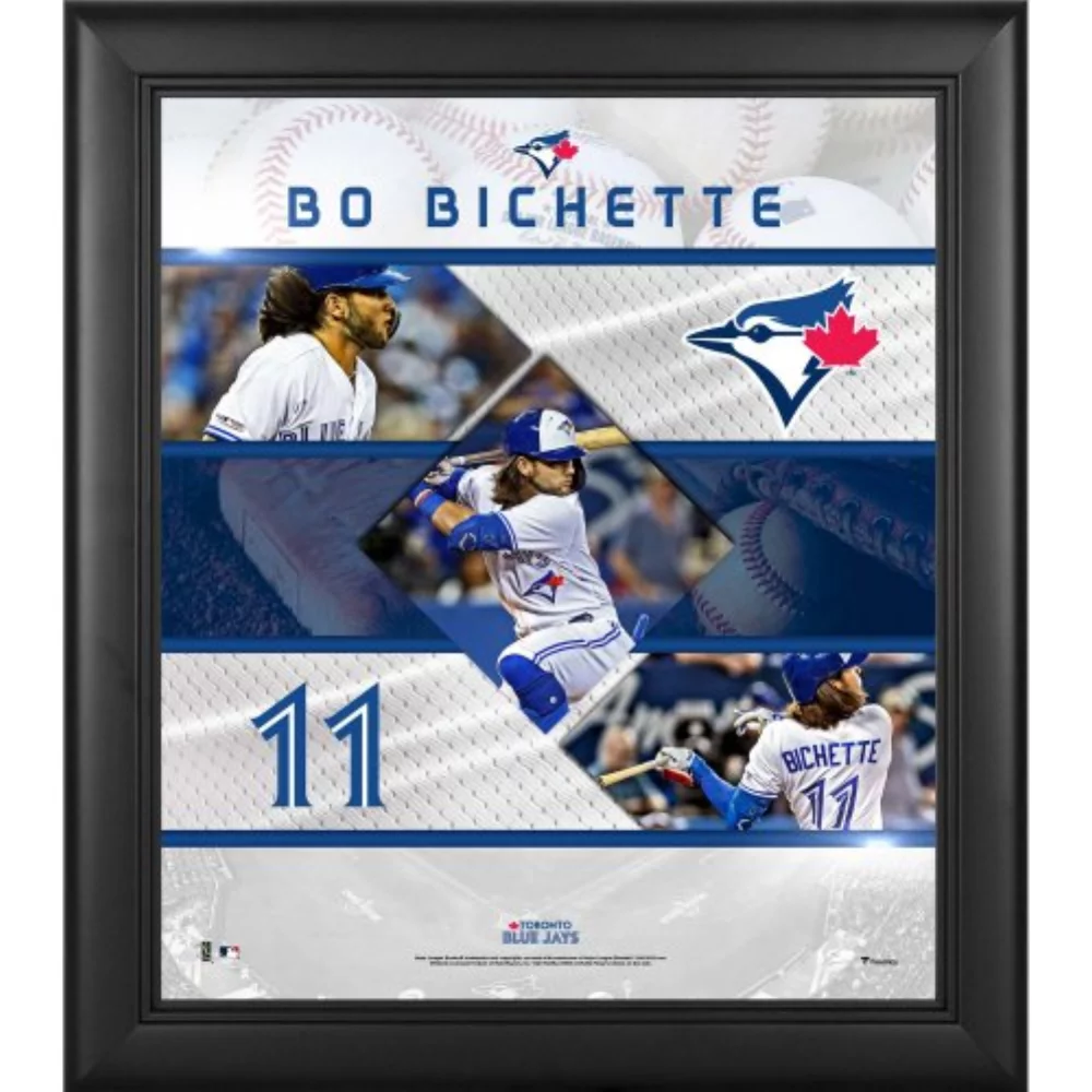 Bo Bichette Toronto Blue Jays Framed 15" x 17" - Stitched Stars Collage