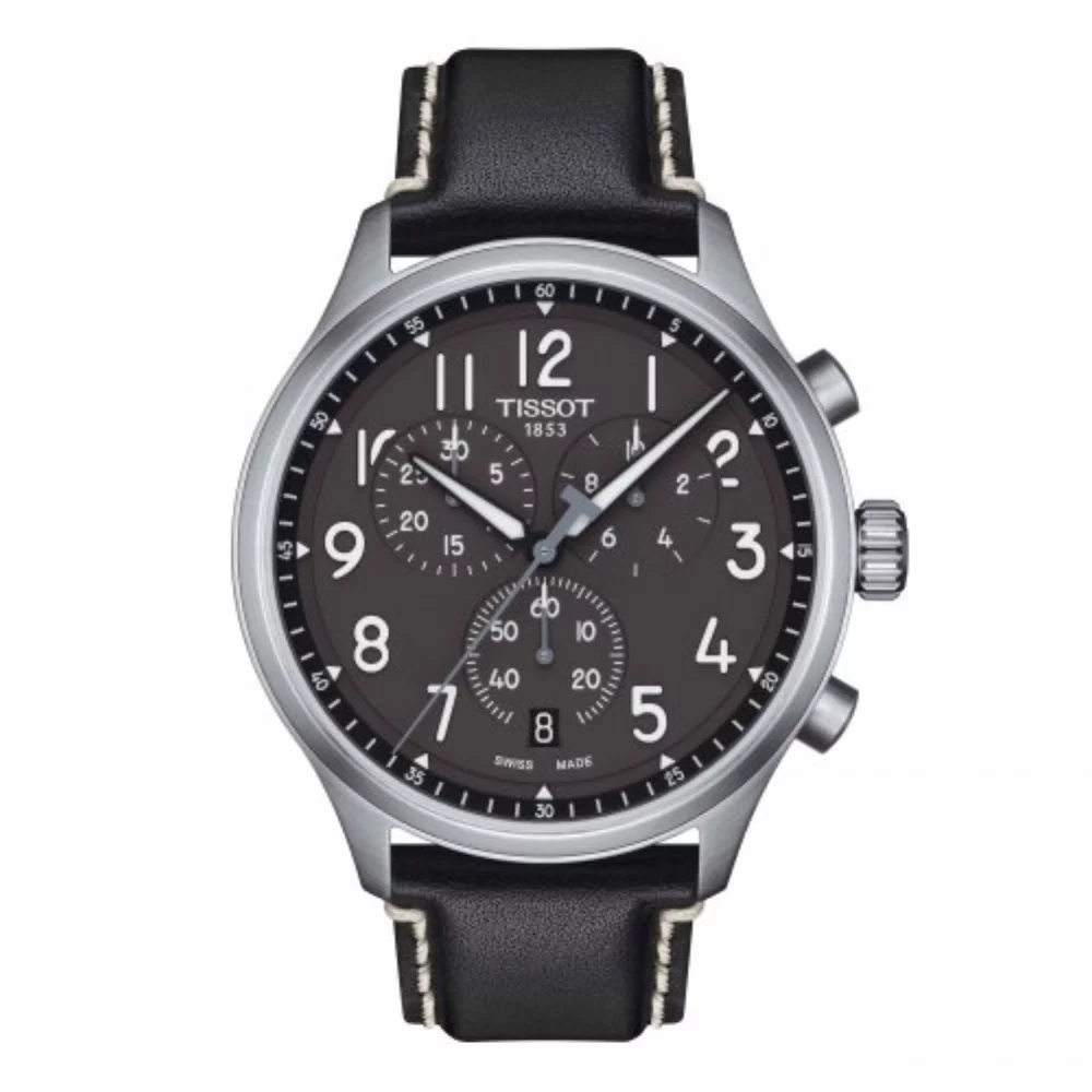 Chrono XL Vintage - Acier inoxydable, anthracite, noir