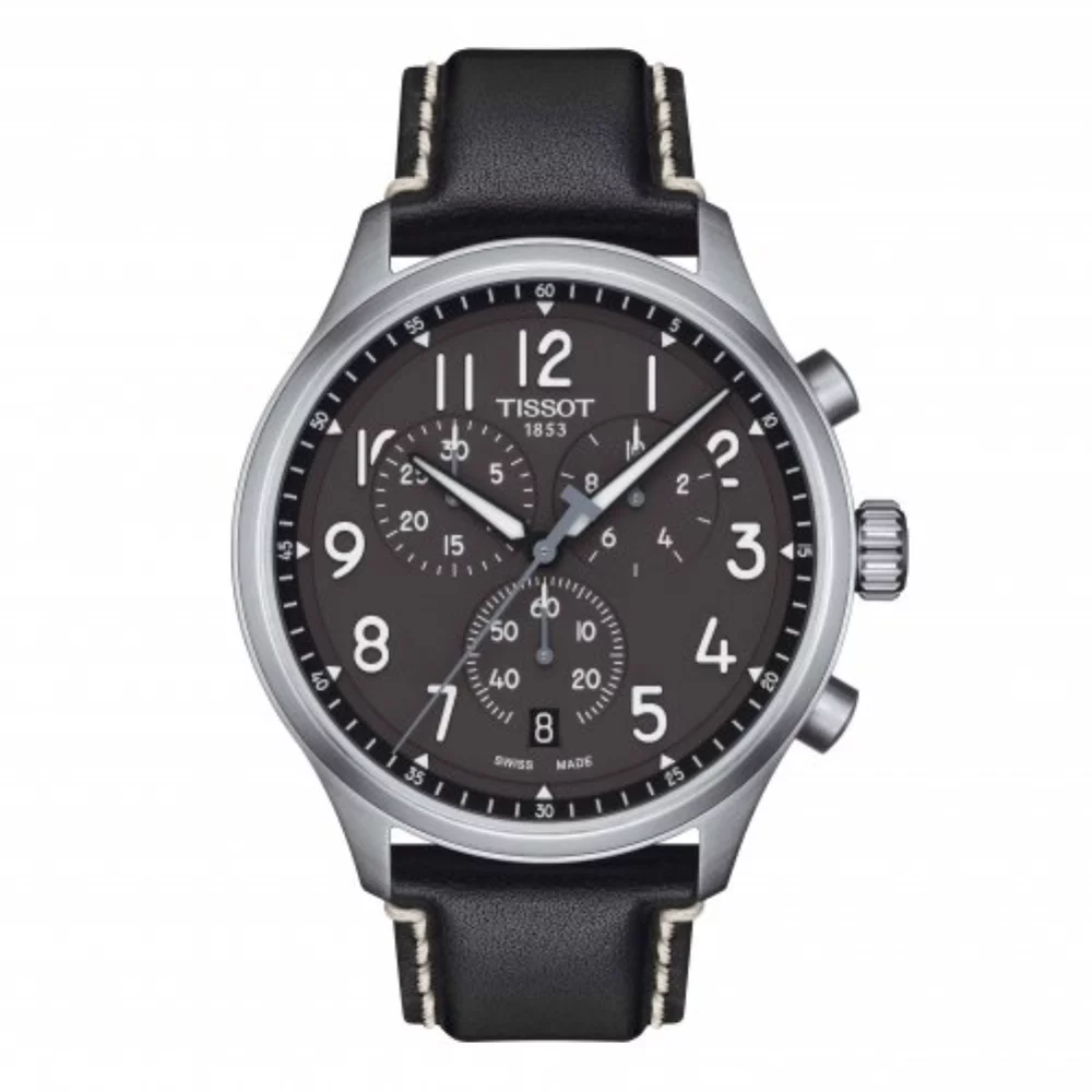 Chrono XL Vintage - Acier inoxydable, anthracite, noir