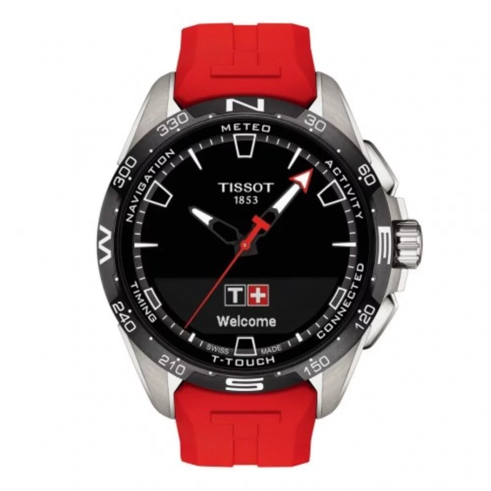 T-Touch Connect Solar - Titane, Noir, Rouge