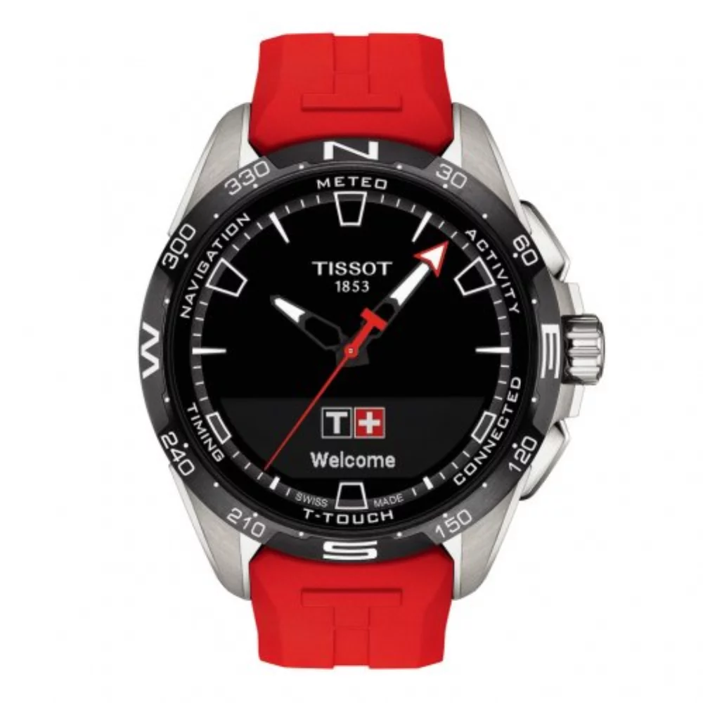 T-Touch Connect Solar - Titane, Noir, Rouge