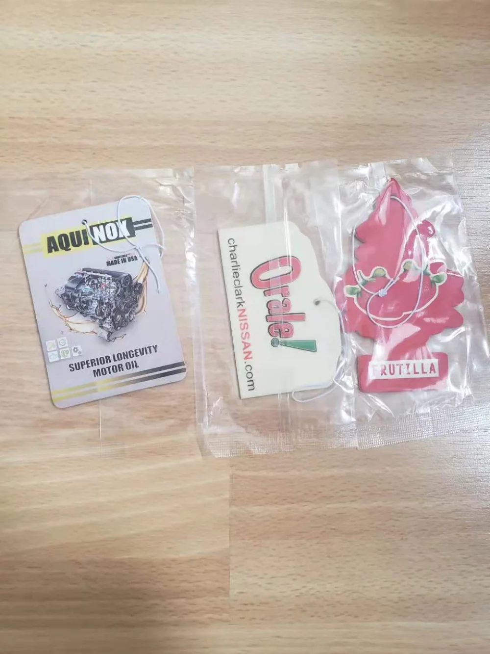 Désodorisant en papier de couleur pleine personnalisé de taille/forme spéciale