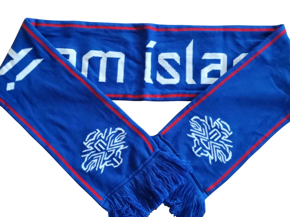 Bamtton™ Premium Stadium Knit Scarf Soccer Scarves With Fringe